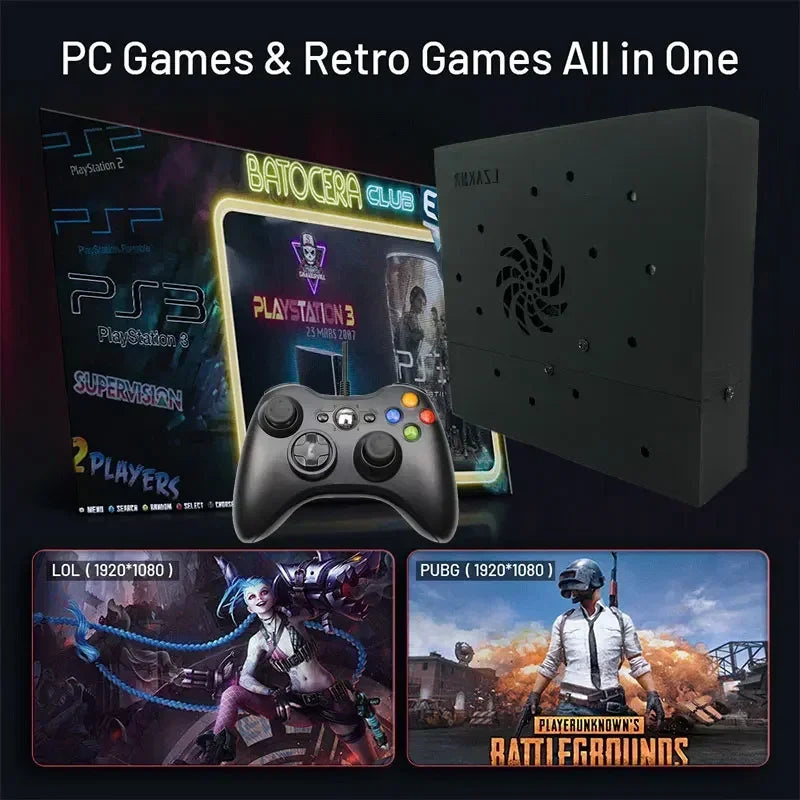 Retro Game Console With 70000+ Games, 2TB HDD
